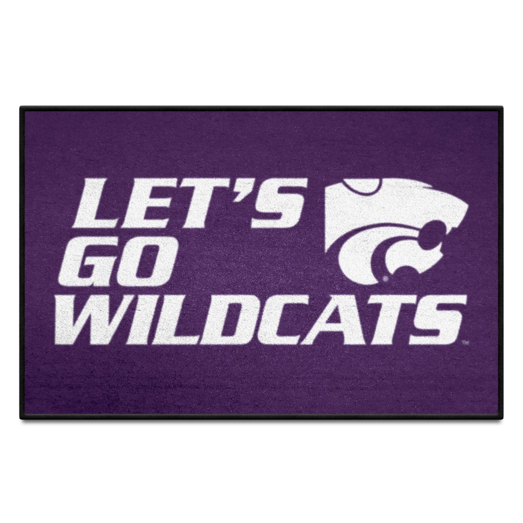 Kansas State Wildcats Slogan Starter Mat 