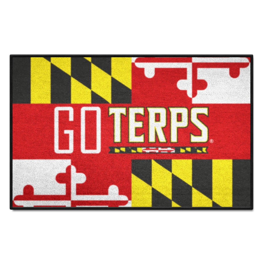 Maryland Terrapins Slogan Starter Mat 