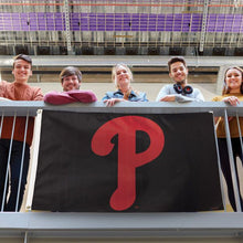 Philadelphia Phillies Black Deluxe Flag - 3'x5'