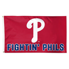 Philadelphia Phillies Deluxe Flag - 3'x5' FIGHTIN' PHILS