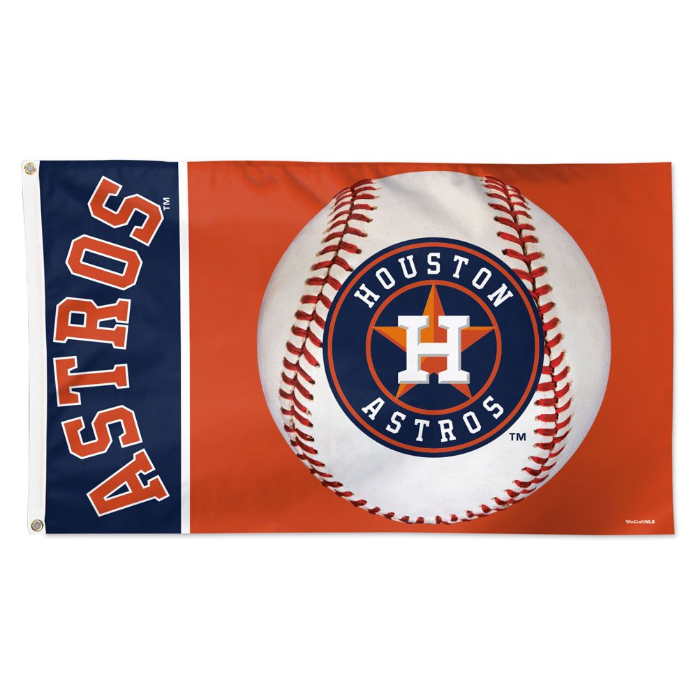 Houston Astros Retro Vintage Grommet Flag