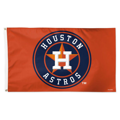 Houston Astros Orange Deluxe Flag - 3'x5'