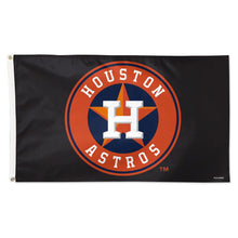 Houston Astros Black Deluxe Flag - 3'x5'
