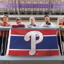 Philadelphia Phillies Horizontal Stripes Deluxe Flag - 3'x5'