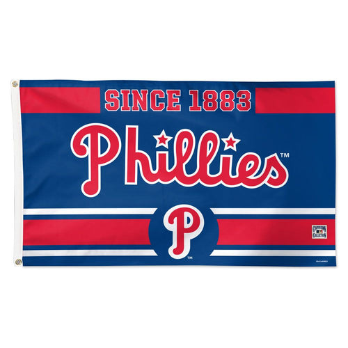 Philadelphia Phillies Established Date Deluxe Flag - 3'x5'