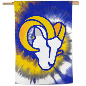 Los Angeles Rams Tie Dye Vertical Flag - 28"x40"