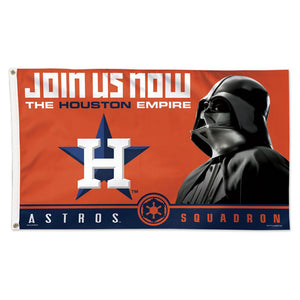 Houston Astros Star Wars Darth Vader Deluxe Flag - 3'x5'