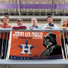 Houston Astros Star Wars Darth Vader Deluxe Flag - 3'x5'