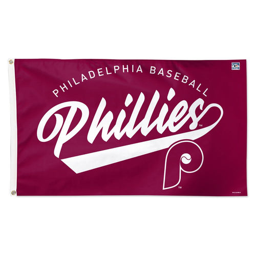 Philadelphia Phillies Philadelphia Baseball Deluxe Flag - 3'x5'