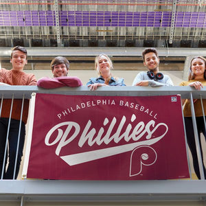 Philadelphia Phillies Philadelphia Baseball Deluxe Flag - 3'x5'
