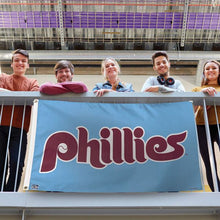 Philadelphia Phillies Cooperstown Logo Deluxe Flag - 3'x5'