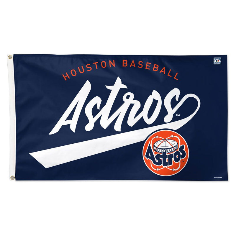 Houston Astros Classic Logo Deluxe Flag - 3'x5' – Sports Fanz