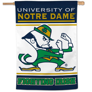 Notre Dame Fighting Irish Vertical Flag - 28" X 40"