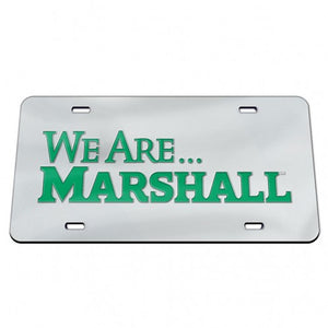 we are marshall license plate, marshall thundering herd license plate 