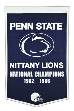 Penn State Nittany Lions Dynasty Wool Banner - 24