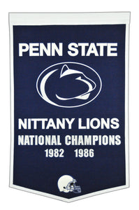 Penn State Nittany Lions Dynasty Wool Banner - 24"x36"