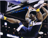 wvu basketball, devin williams autograph