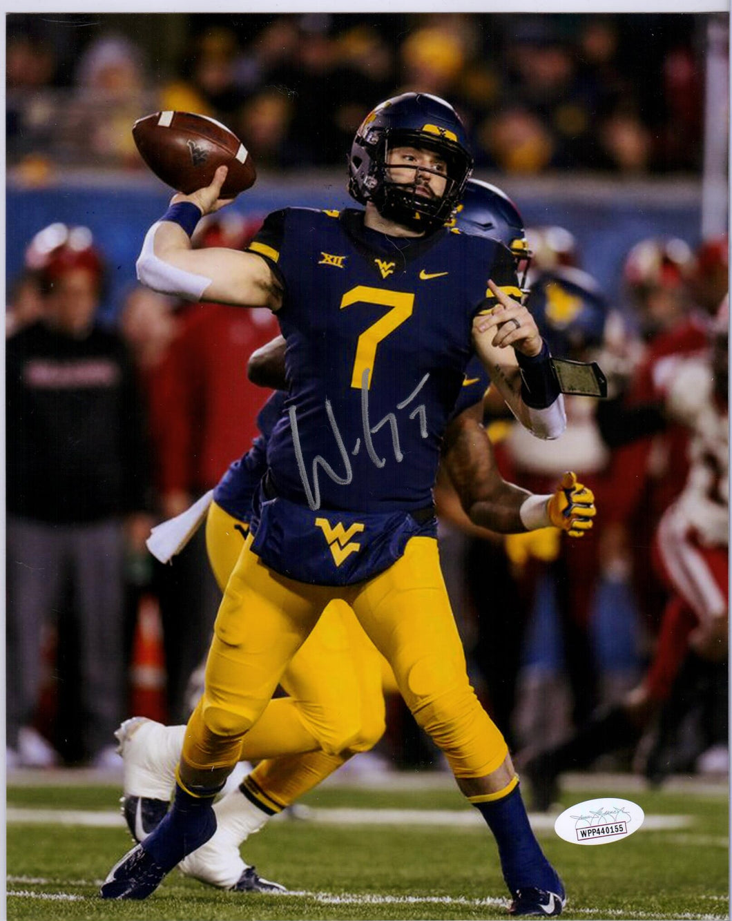 Will Grier West Virginia Mountaineers Signed 8x10 Photo 