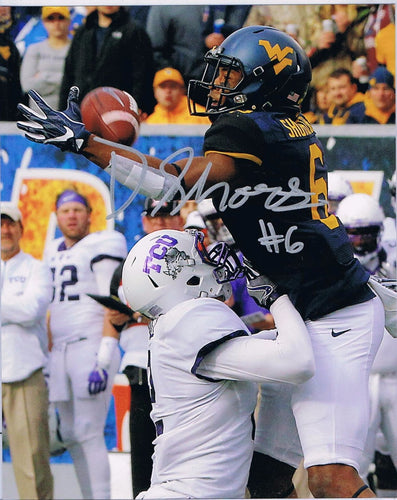 wvu football, daikiel shorts autograph