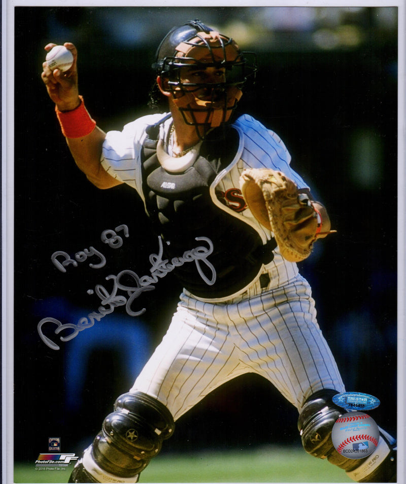 Benito Santiago Autographed Signed 8X10 Toronto Blue Jays Photo