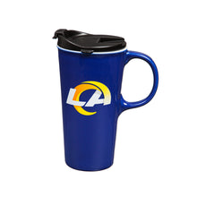 Los Angeles Rams 17oz. Travel Latte Mug with Gift Box