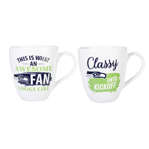 Seattle Seahawks, Ceramic Cup O'Java 17oz Gift Set