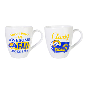 Los Angeles Rams, Ceramic Cup O'Java 17oz Gift Set