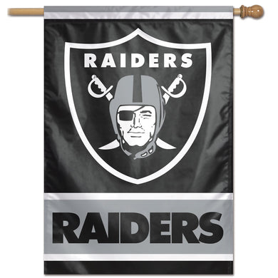 Oakland Raiders Vertical Flag - 28
