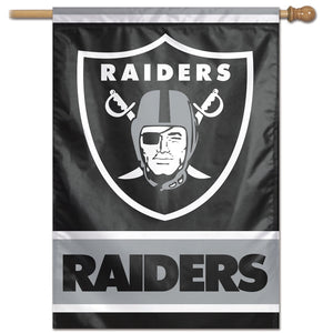 Oakland Raiders Vertical Flag - 28"x40"  #1                                                                     