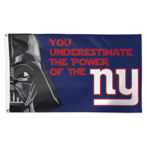 New York Giants Star Wars Darth Vader Deluxe Flag - 3'x5'