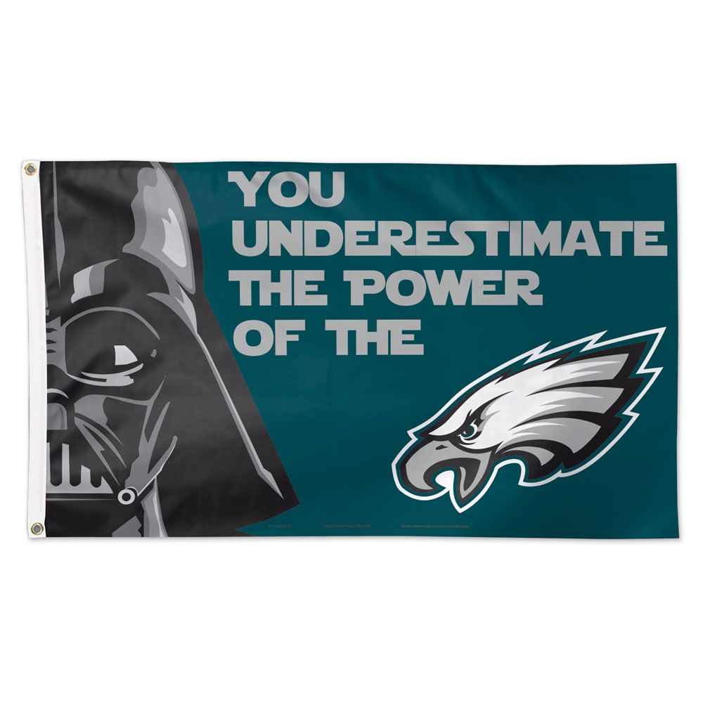 Green Philadelphia Eagles Premium Double-Sided Car Flag