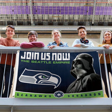 Seattle Seahawks Star Wars Darth Vader Deluxe Flag - 3'x5'