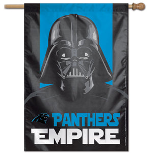 Carolina Panthers Star Wars Darth Vader Vertical Flag - 28"x40"                                