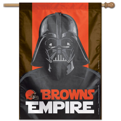 Cleveland Browns Star Wars Darth Vader Vertical Flag - 28