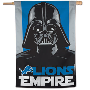 Detroit Lions Darth Vader Vertical Flag - 28"x40"                                     