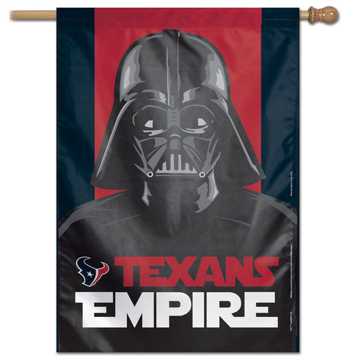 Houston Texans Star Wars Darth Vader Vertical Flag - 28