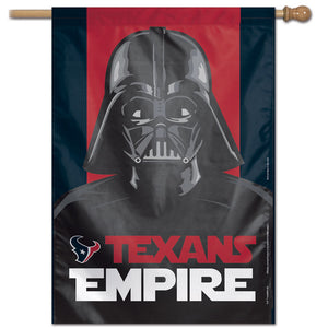 Houston Texans Star Wars Darth Vader Vertical Flag - 28"x40"                                                           