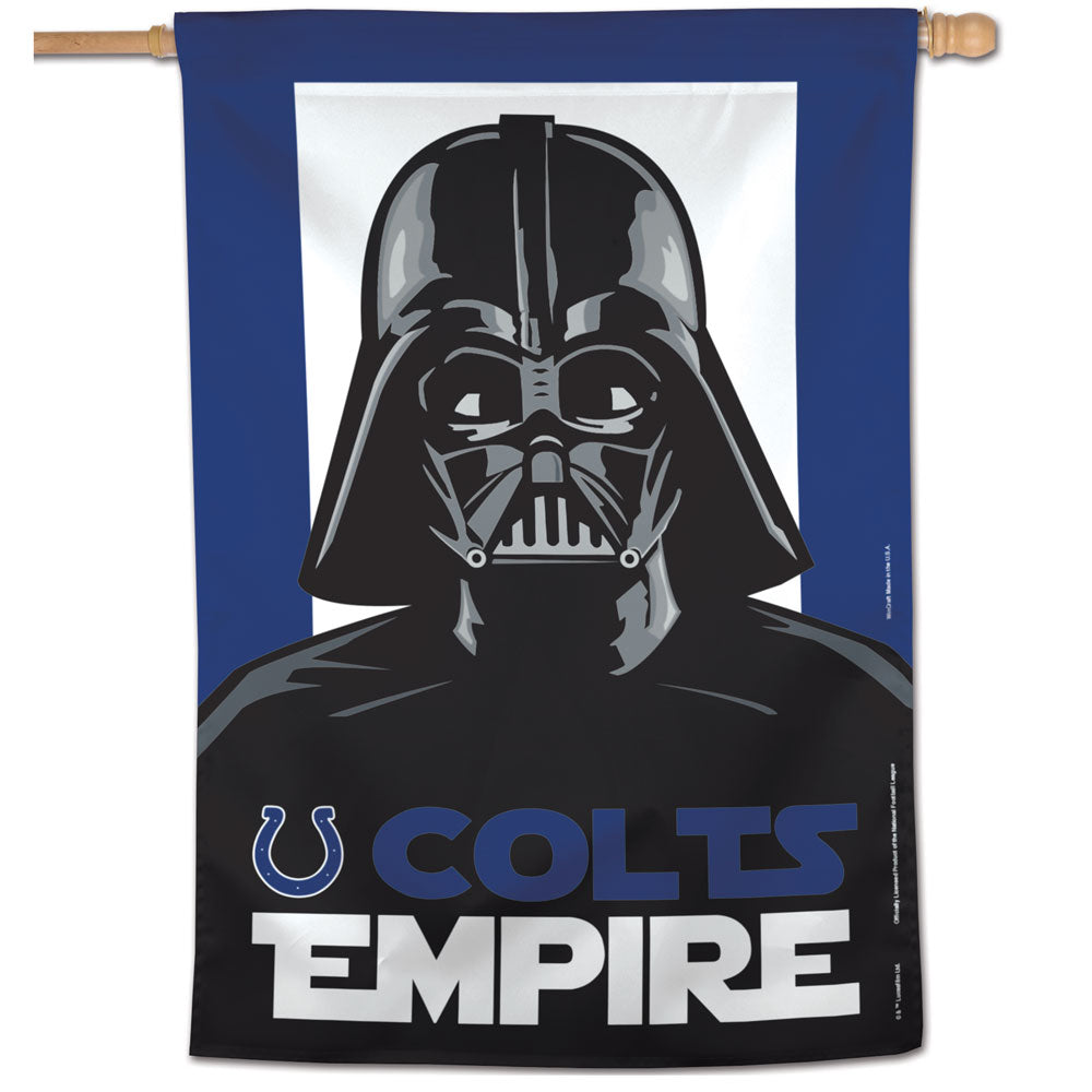 Indianapolis Colts Star Wars Darth Vader Vertical Flag - 28