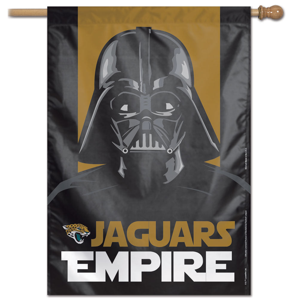 Jacksonville Jaguars Star Wars Darth Vader Vertical Flag - 28