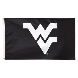 West Virginia Mountaineers Black Deluxe Flag - 3'x5'