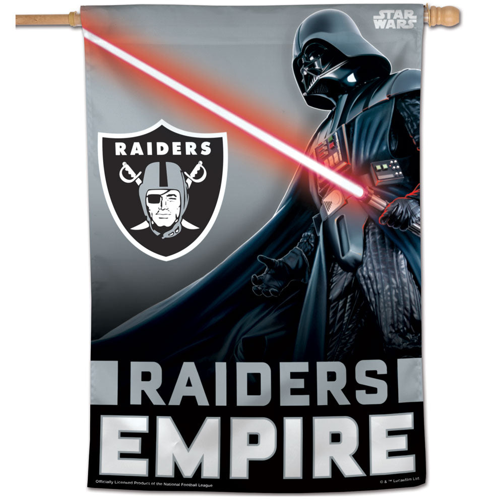 Las Vegas Raiders Star Wars Darth Vader Vertical Flag