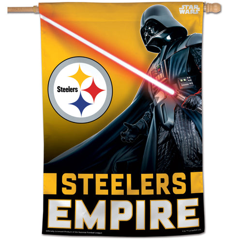 Pittsburgh Steelers Darth Vader Vertical Flag - 28