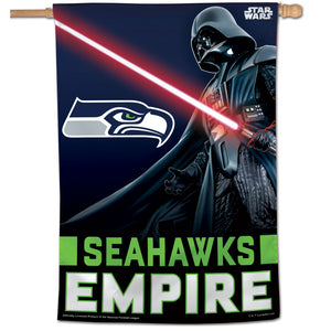 Seattle Seahawks Darth Vader Vertical Flag - 28"x40"                        