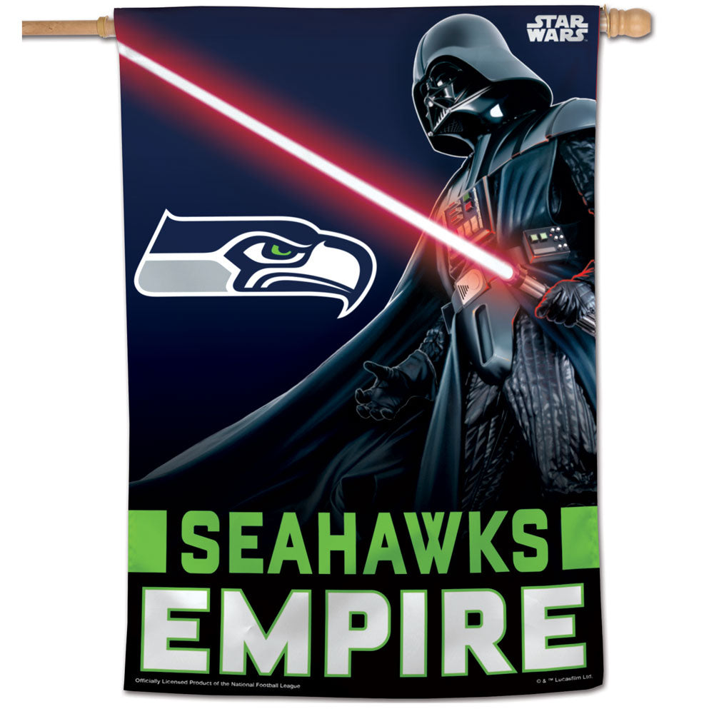 Seattle Seahawks Darth Vader Vertical Flag - 28