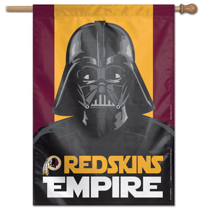 Washington Redskins Star Wars Darth Vader Vertical Flag - 28"x40"