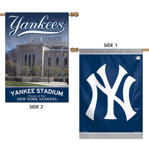 New York Yankees 2-Sided Vertical Flag - 28