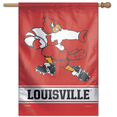 Louisville Cardinals College Vault Vertical Flag - 28