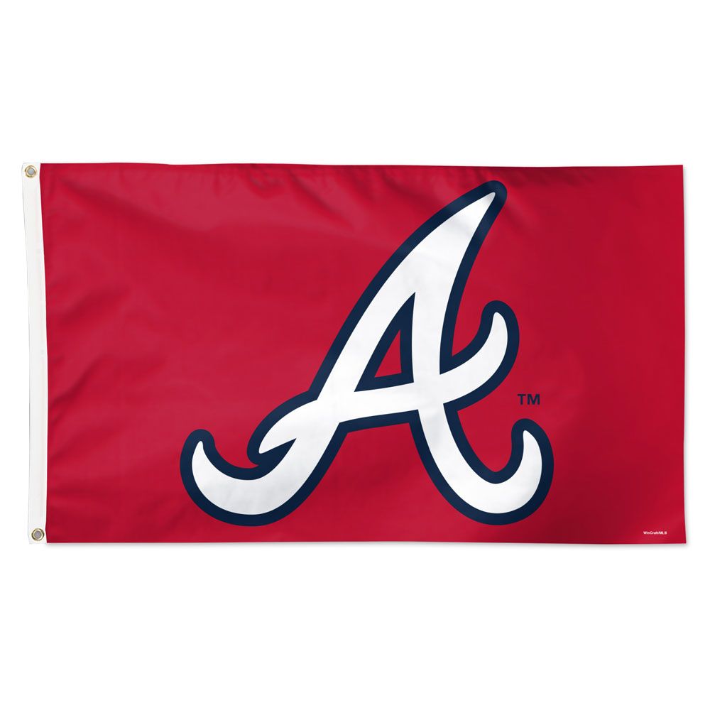 Atlanta Braves Tomahawk Deluxe Flag - 3'x5' – Sports Fanz