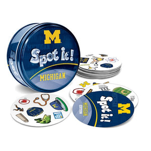 Michigan Wolverines Spot It Game