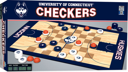 Connecticut Huskies Basketball Checkers